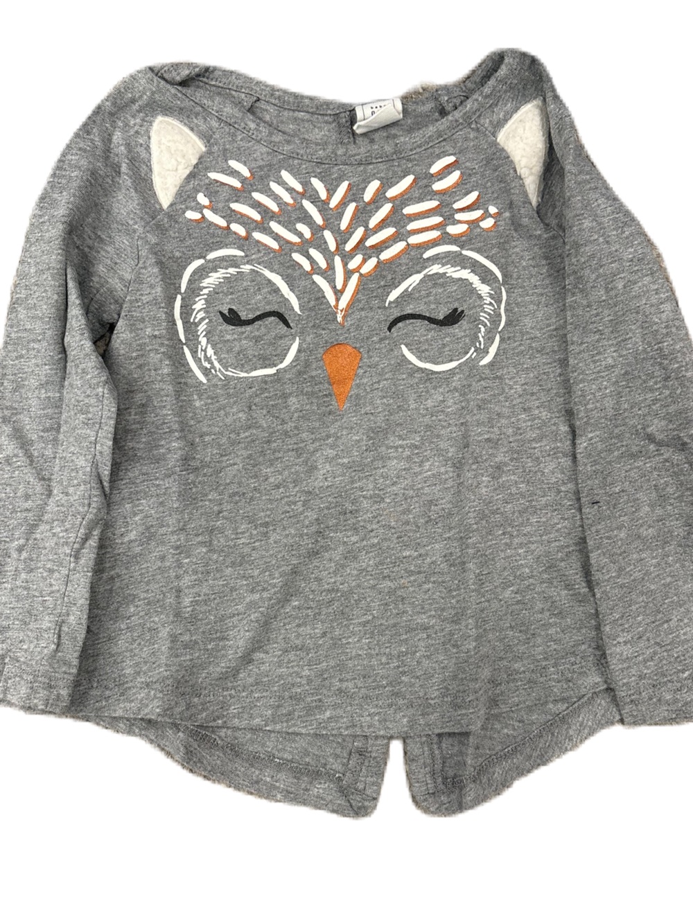 Baby GAP Gray Long-Sleeved Tee - 2 years